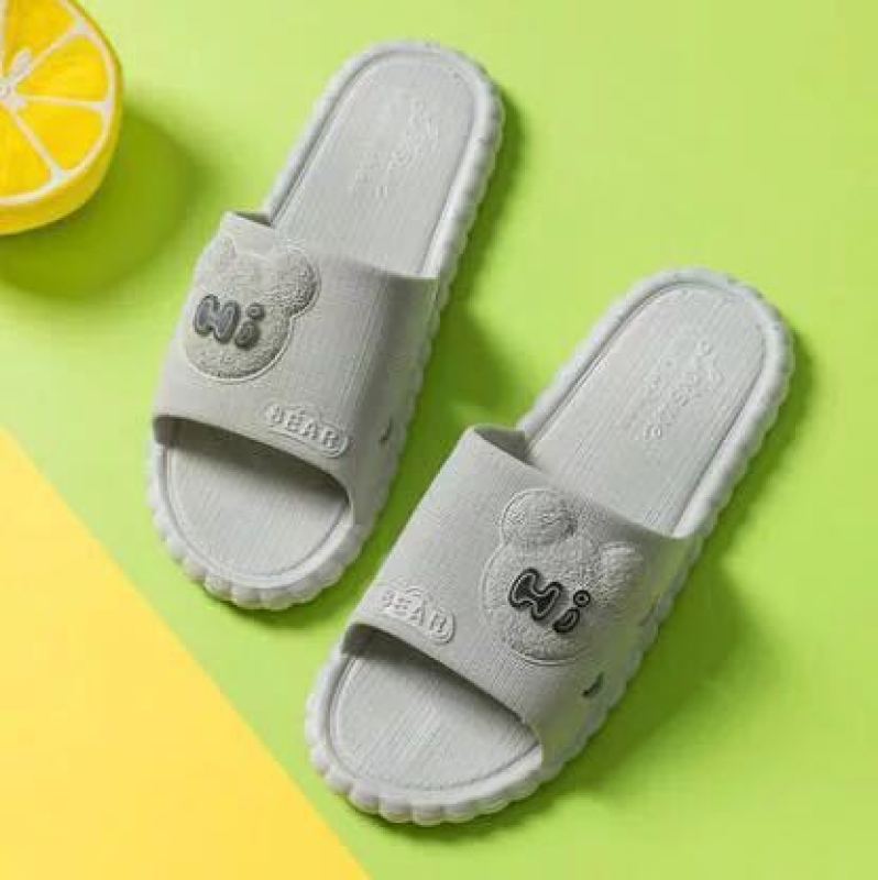 DÉP LÊ, DÉP ĐI TRONG NHÀ SIÊU MỀM CHO BẠN GÁI- NAM CHÂN NHỎ CHỮ HI CUTE giá rẻ