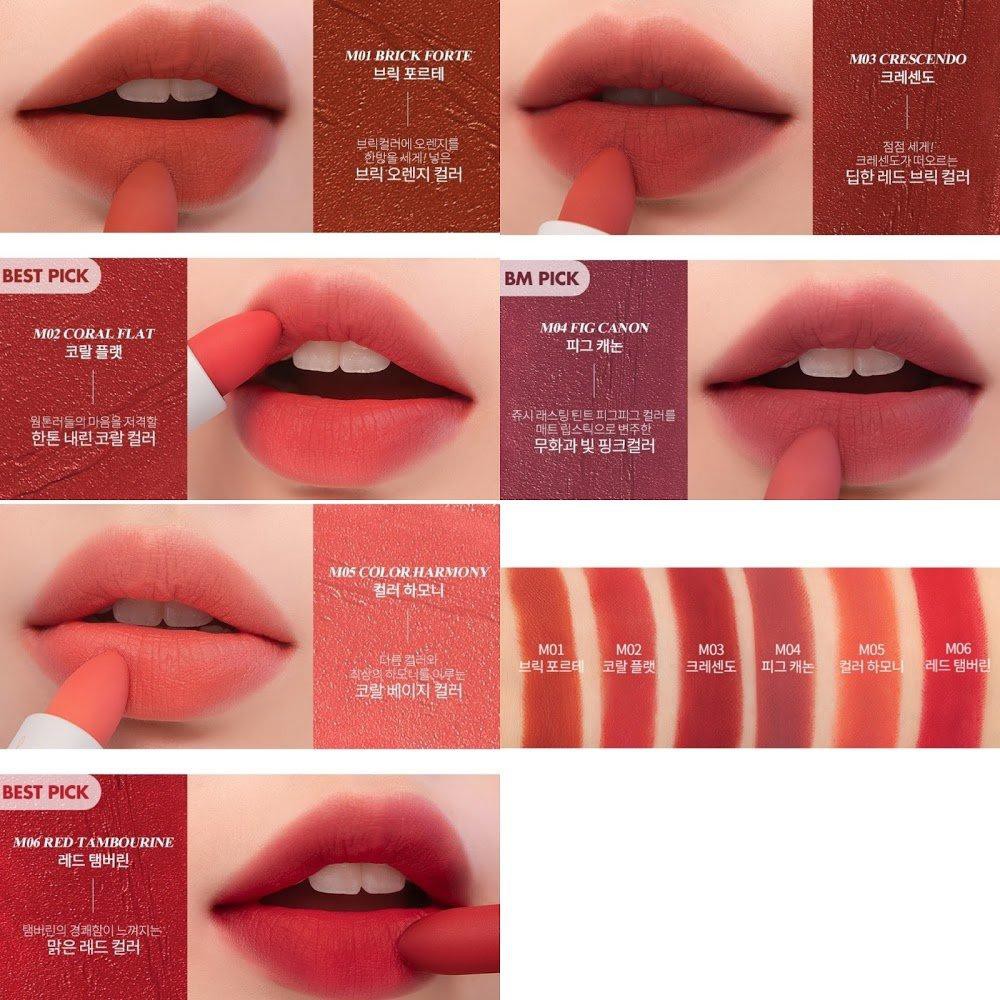 Son Thỏi Lì, Lâu Trôi , Lên Màu Chuẩn Romand Zero Layer Lipstick