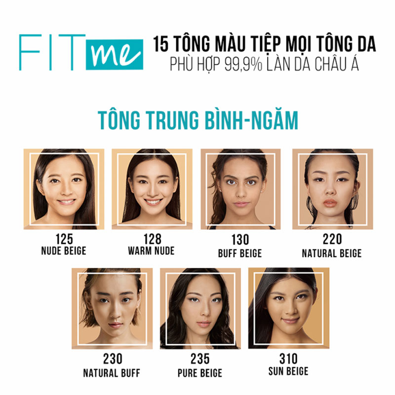 Kem Nền Maybelline Fit Me Matte + Poreless (30ml)