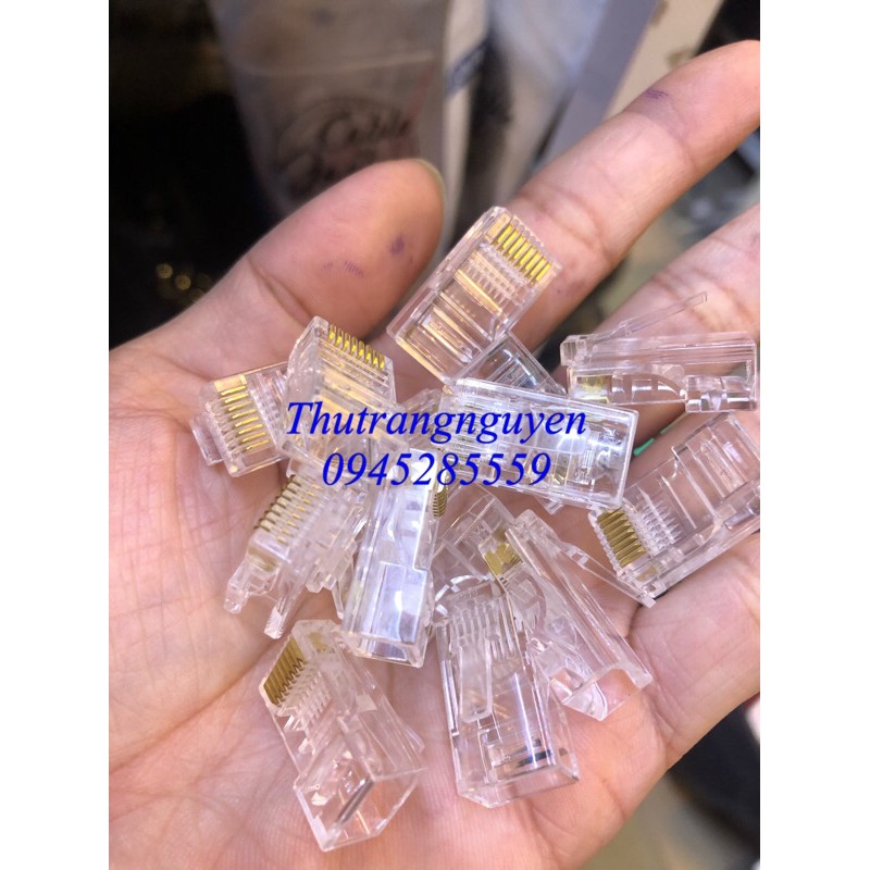 Hạt mạng RG45  AMTAKO chân đồng(100 chiếc)