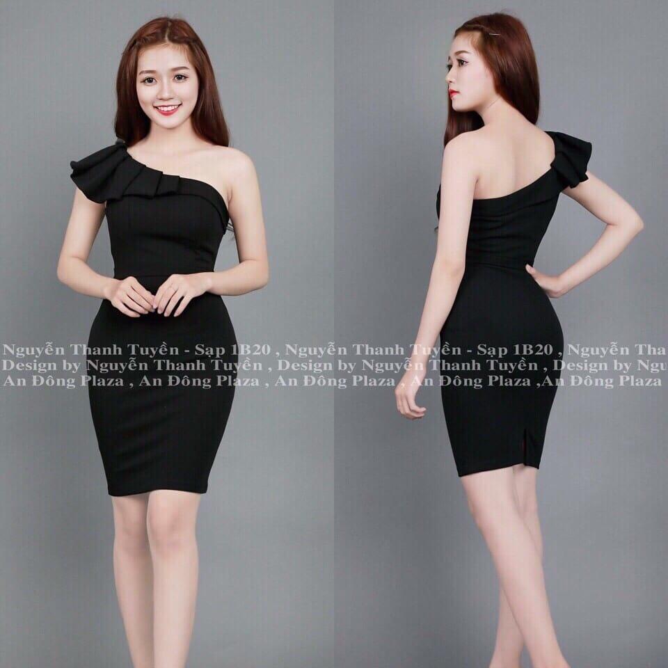 Đầm bèo lệch vai HMBL6