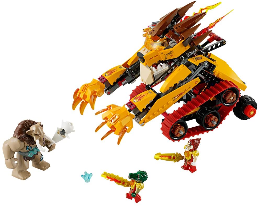 Đồ chơi trẻ em lego xếp hình CHIMO sư tử lửa Lavad (449 mảnh ghép)