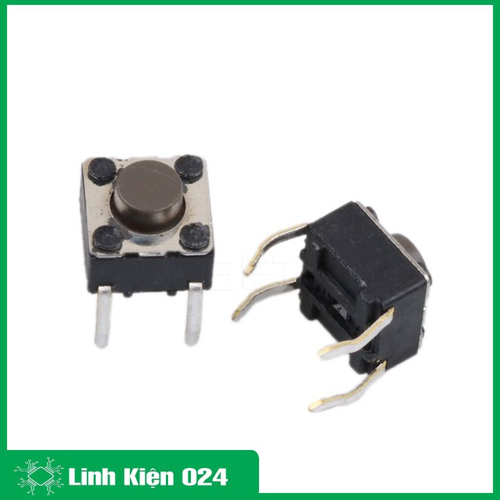 Combo 10 nút nhấn 4 chân 6x6x5mm