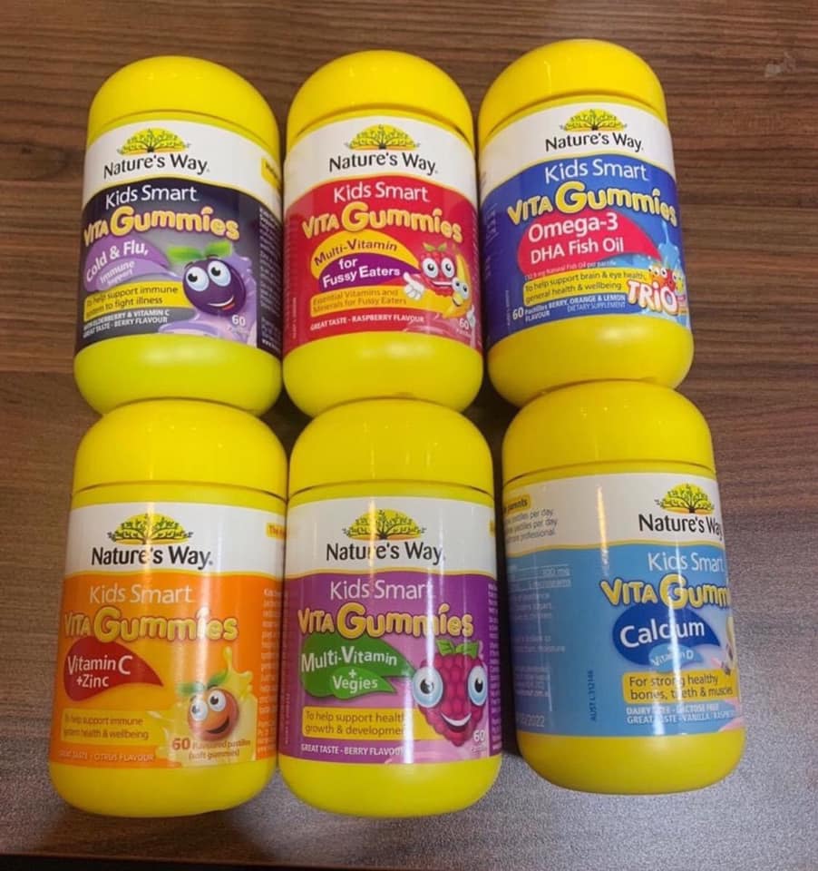 kẹo Vita Gummies Nature Way Vitamin D Canxi