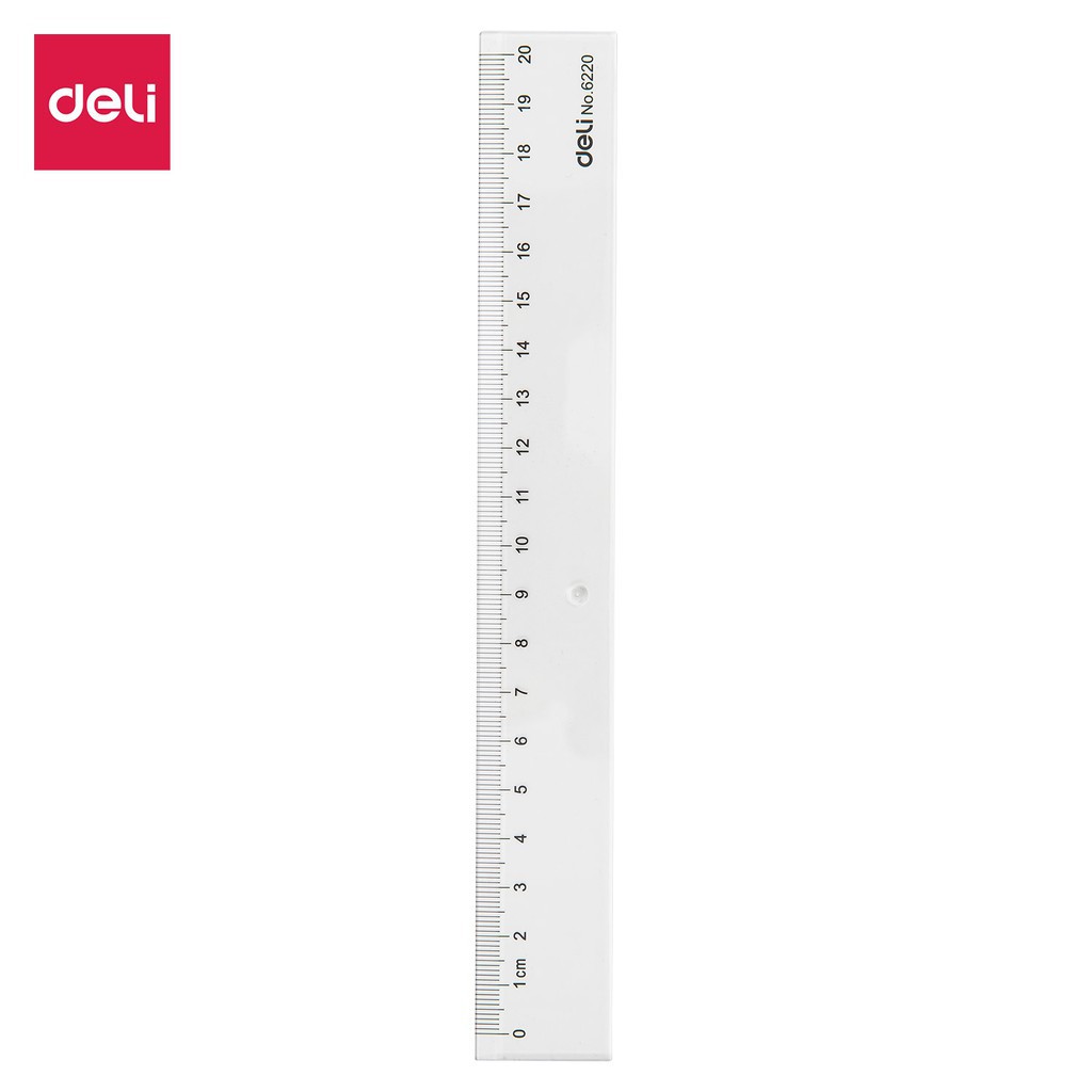 2 cây Thước kẻ Deli trong suốt - 20/30cm - 1 chiếc - E6220/ E6230