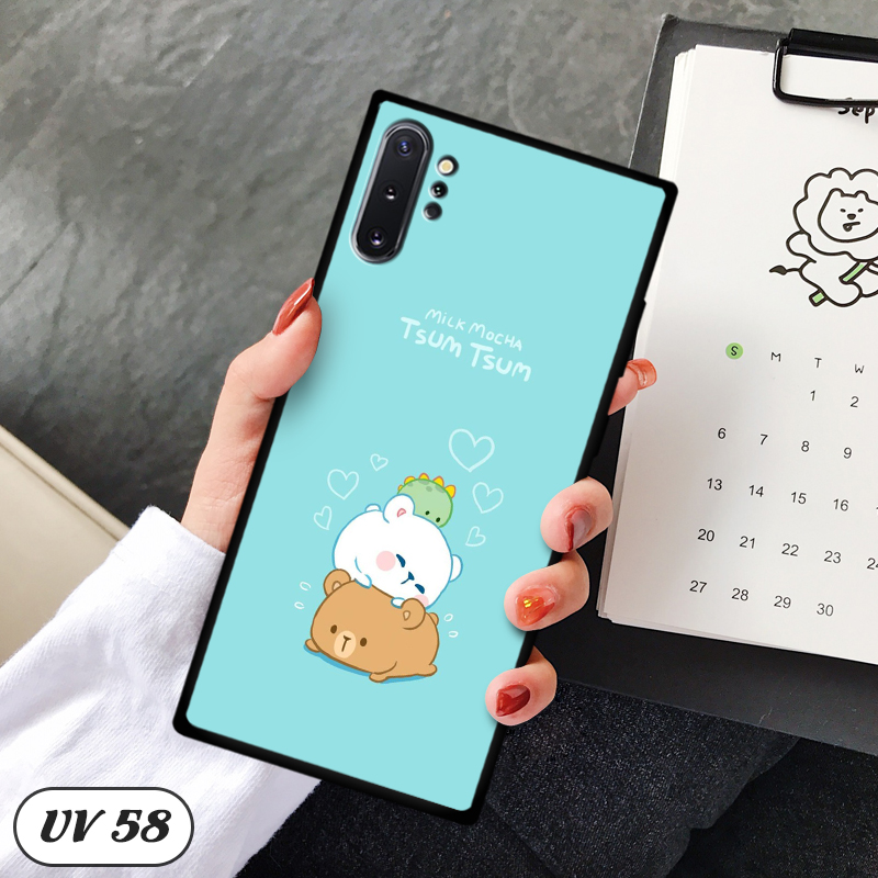 Ốp điện thoại SAMSUNG GALAXY NOTE 10 PLUS - lưng nhám viền dẻo