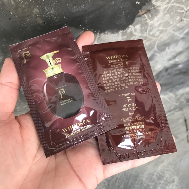 (1O gói 8ml date 2026) Kem xả tóc whoo spa