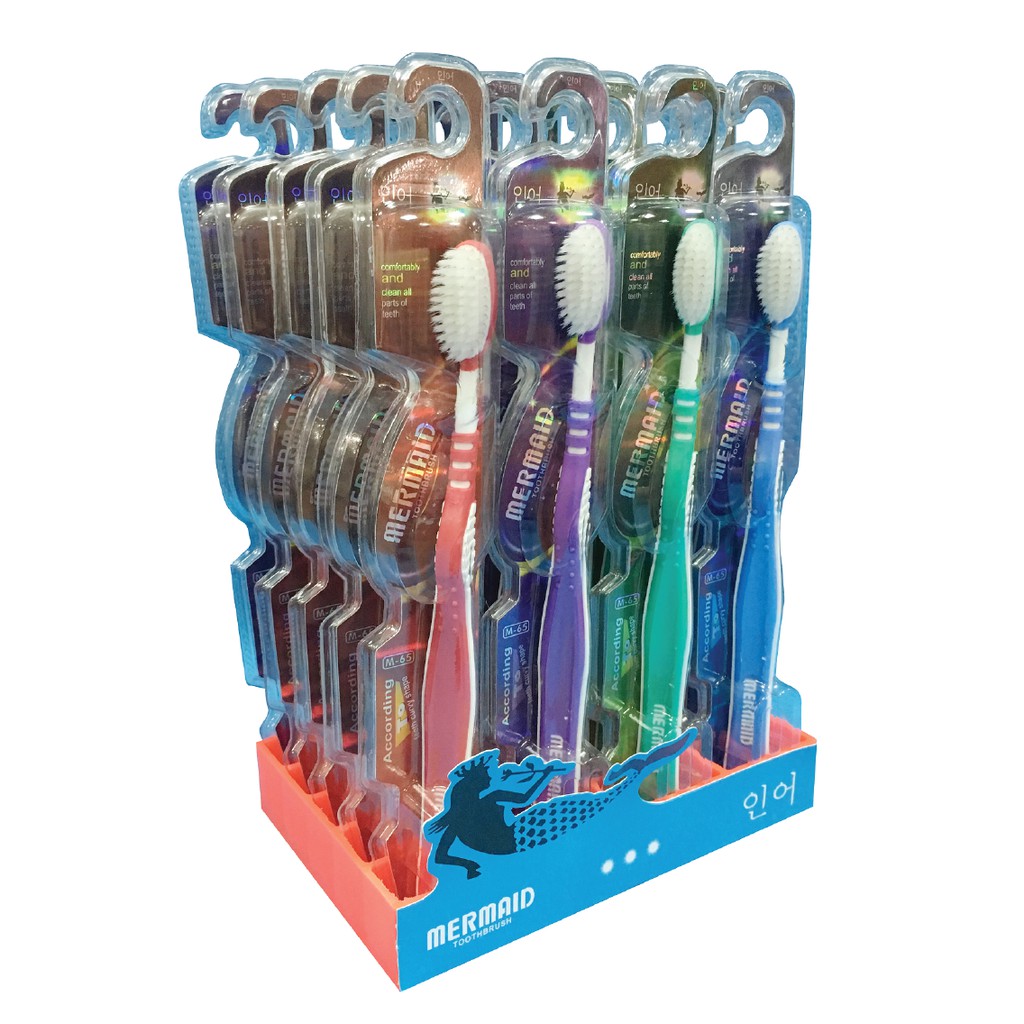 Bàn chải đánh răng Mermaid M65 – Nano Silver (Hàn Quốc)