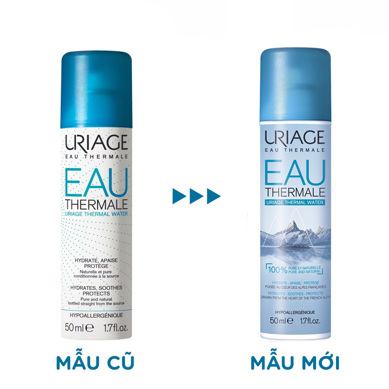 Xịt Khoáng Dưỡng Ẩm, Cân Bằng Da Uriage 50ml