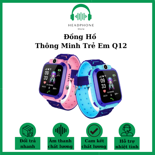 Đồng hồ định vị trẻ em q12 , đồng hồ kids smart watch phone q12 , đồng hồ thông minh định vị trẻ em q12 , phiên bản sạc từ xịn xò chống nước ip67 lắp sim nghe gọi 2 chiều,nhắn tin, định vị lbs , v.v...
