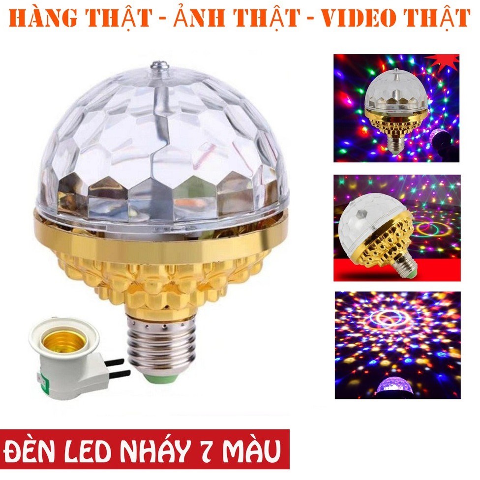 Đèn Led Xoay Vũ Trường Laser 7 Màu, Đèn Sân Khấu, Vũ Trường, Bar, Dành Cho Dân Bay,