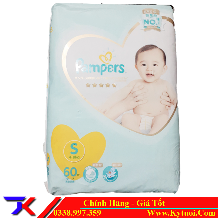 Tã giấy Pampers nội địa Nhật M48, S60, L40