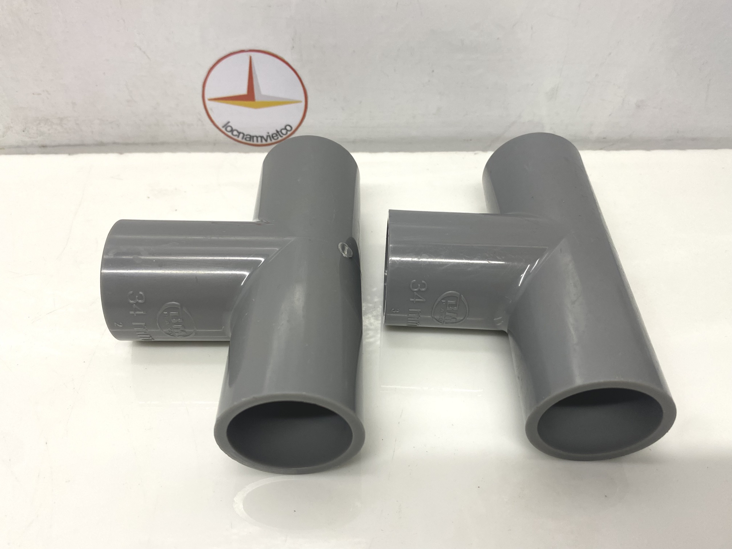 Phụ kiện 34 nhựa PVC Bình Minh( Co, nối, tê, lơi, ... )