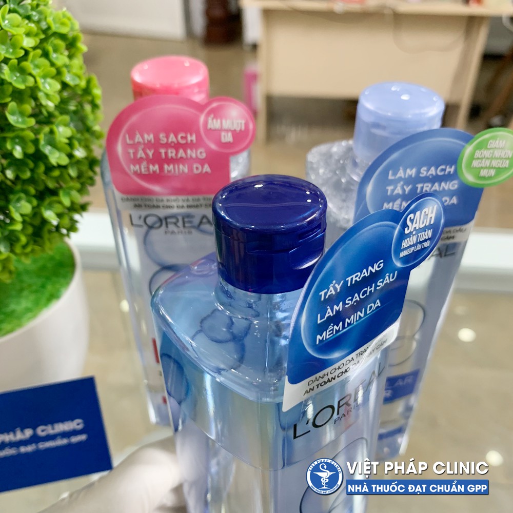 Nước tẩy trang loreal 3 in 1 L'Oreal Micellar Water 400ml