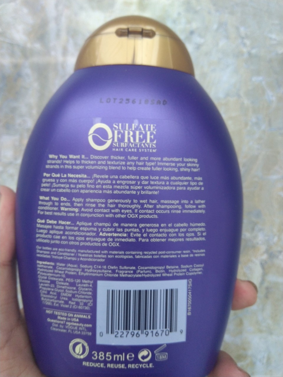 [HCM]Combo Gội Xả  BIOTIN COLLAGEN 385ML USA