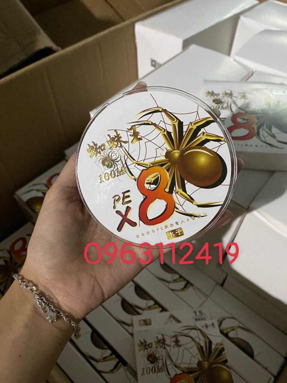 Dây Dù Câu Cá PE X8 Spider Nhật Dài 100m
