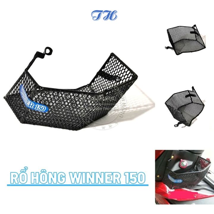 Rổ đựng đồ xe Winner 150, giỏ hông xe máy Winner V1 gắn như zin chắc chắn