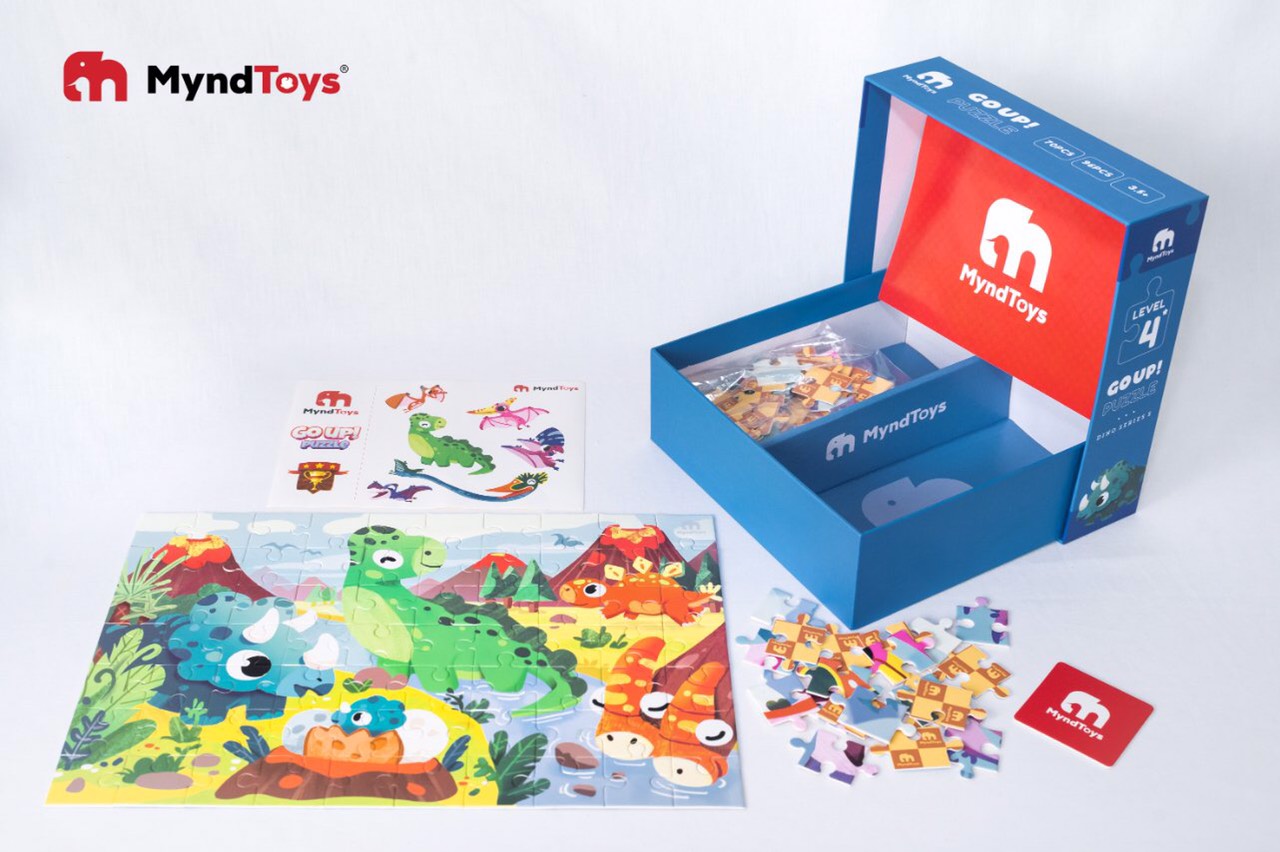 Go up Puzzle Level 4 - Dino Series S