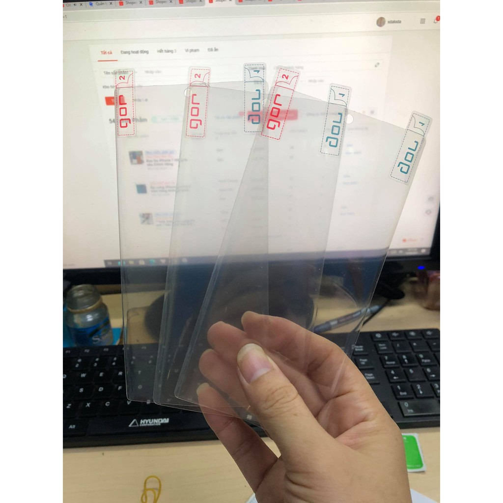 Bộ dán full màn hình samsung galaxy note 10 hiệu gor