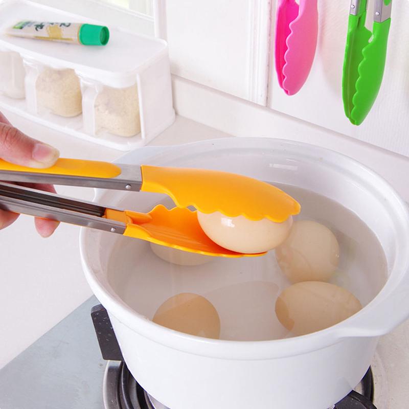 KẸP GẮP THỨC ĂN SILICON 21CM (MÀU NGẪU NHIÊN)