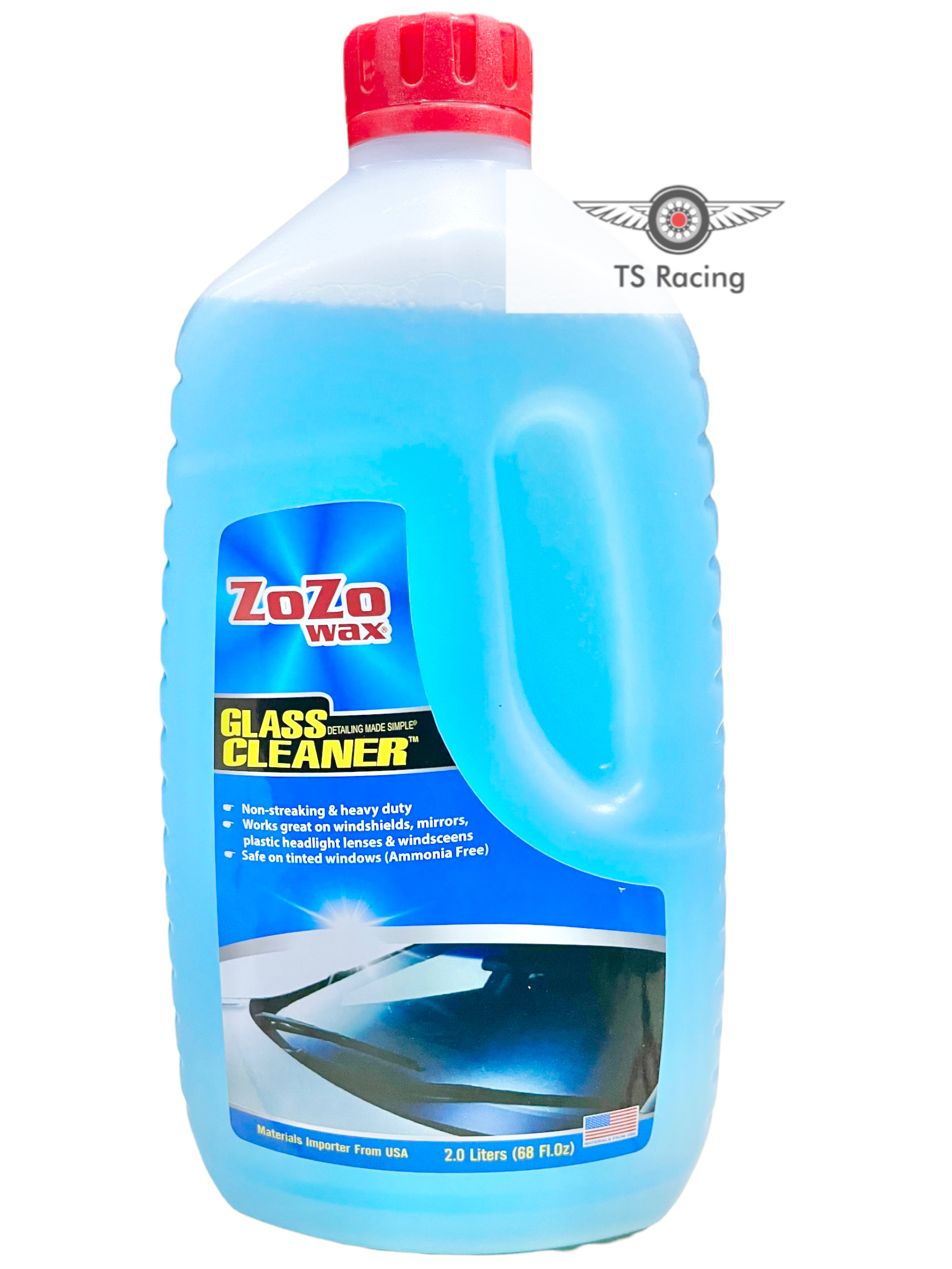 Nước rửa kính xe hơi ô tô Zozo Wax Glass Cleaner 2 Lít