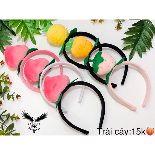 [HCM]Băng đô cài tóc trái cây ---cute