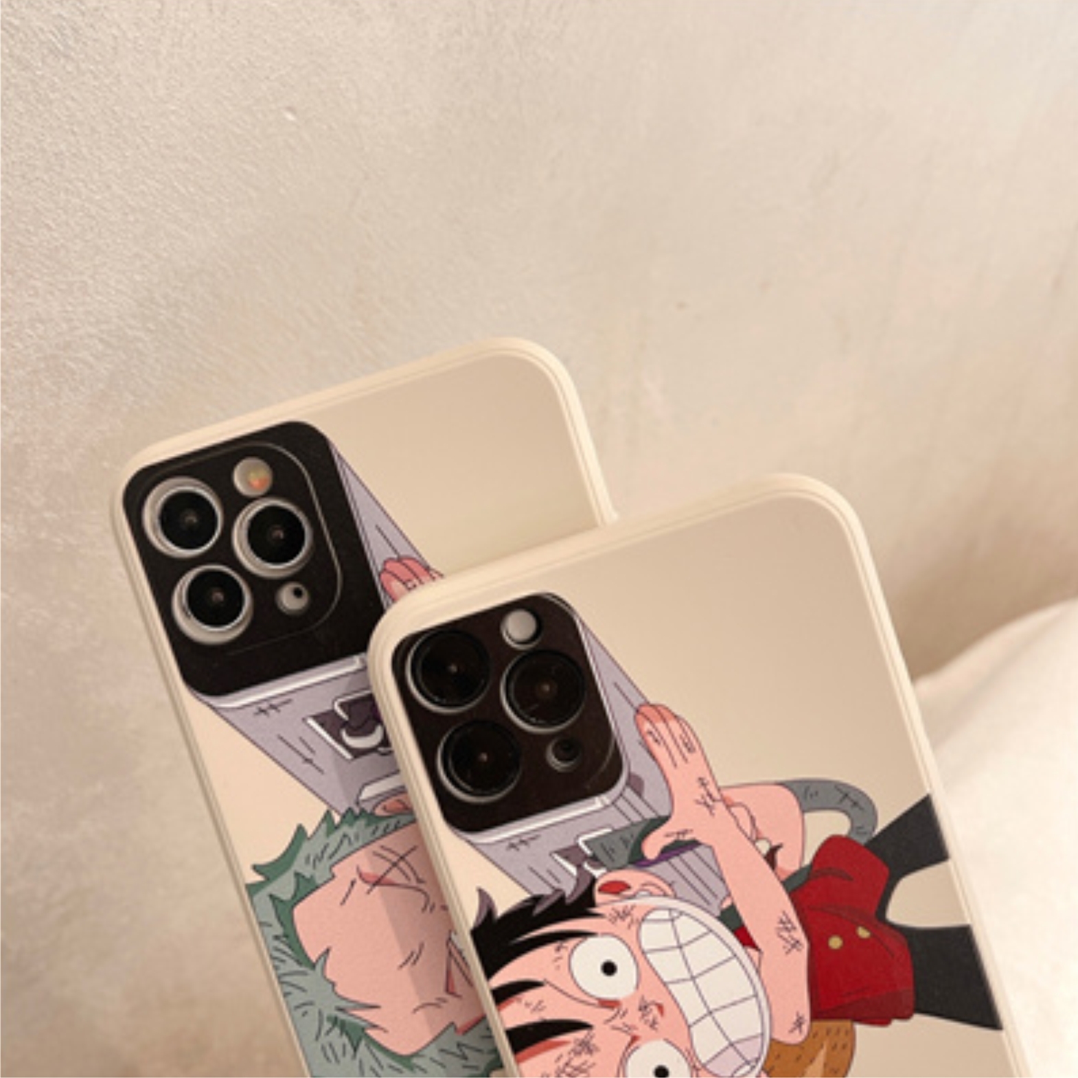 Ốp Lưng Silicon Màu Bảo Vệ CAMERA Luffy X Zoro