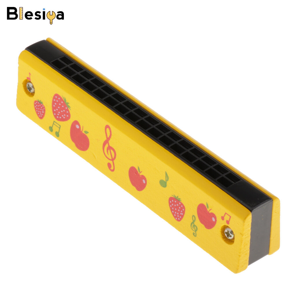 Kèn harmonica gỗ blesiya, 16 lỗ, dành cho trẻ em đồ chơi âm nhạc