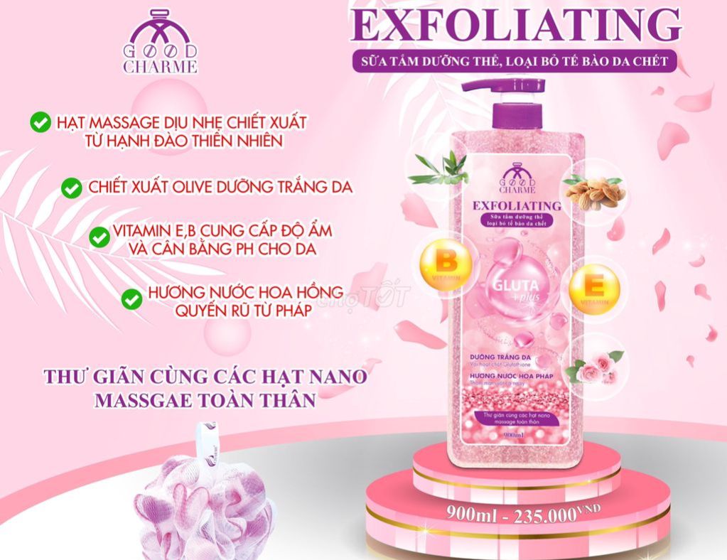 Sữa Tắm Tẩy Tế Bào Chết  Exfoliating