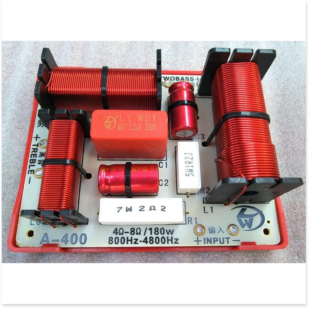 2 mạch phân tần 3 đường tiếng lwa400 - 1 bass trung 1 treble