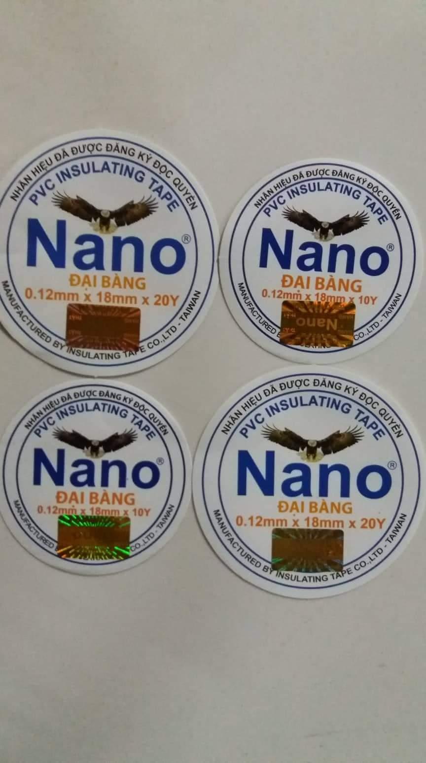 Băng keo điện Nano Đại Bàng 20 yard (10 cuộn)