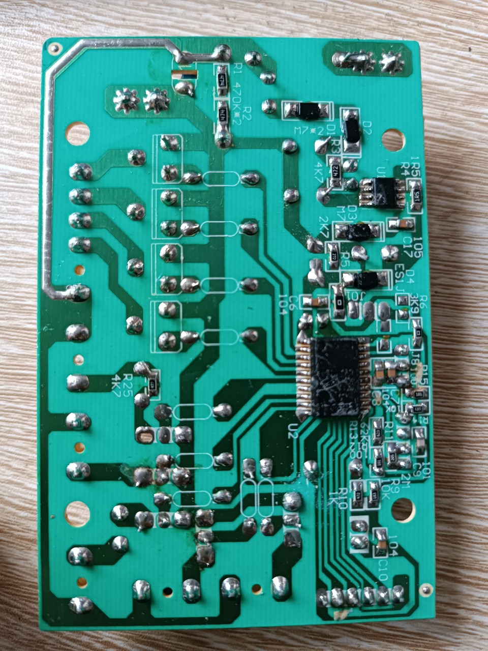Mạch nguồn quạt điều hòa SHD7719