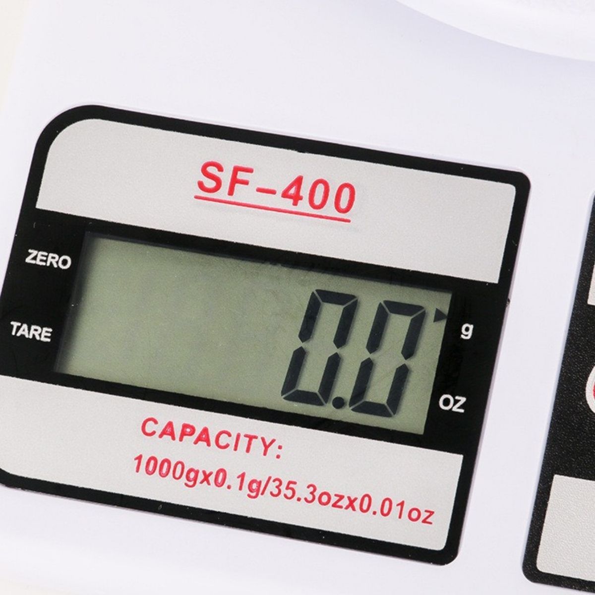 Cân điện tử mini nhà bếp SF400, Cân tiểu ly độ chinh xác cao dịnh lượng 1g đến 10kg, Tặng kèm 2 viên Pin AA