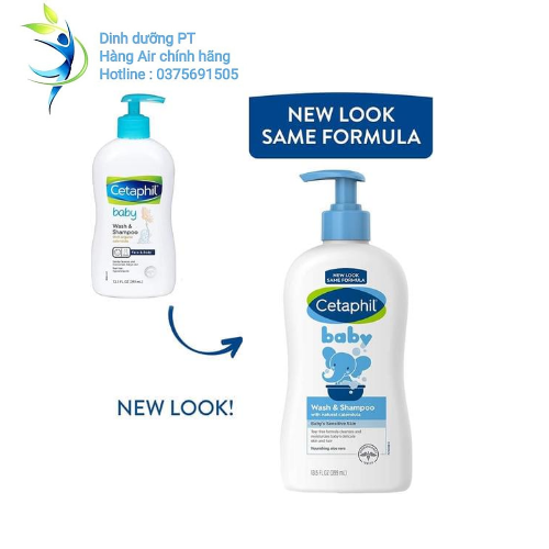 Sữa tắm Cetaphil baby cho bé 400ml .