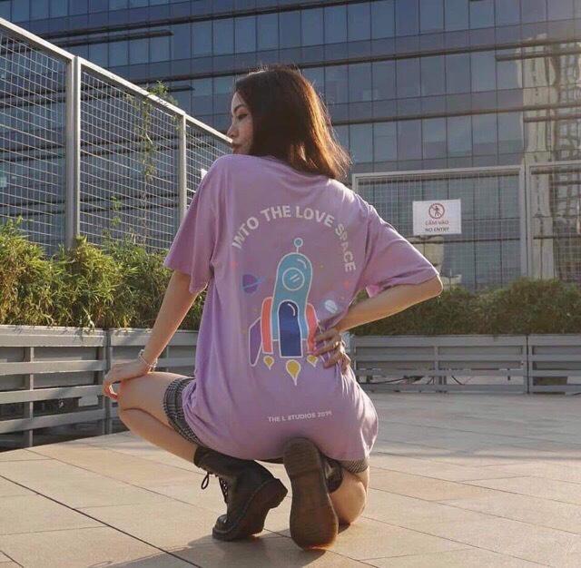 Áo phông áo thun nam nữ vũ trụ space unisex