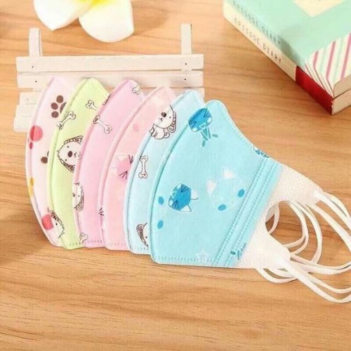 Set 2 Khẩu Trang In Hình Xuất Nhật Cho Bé