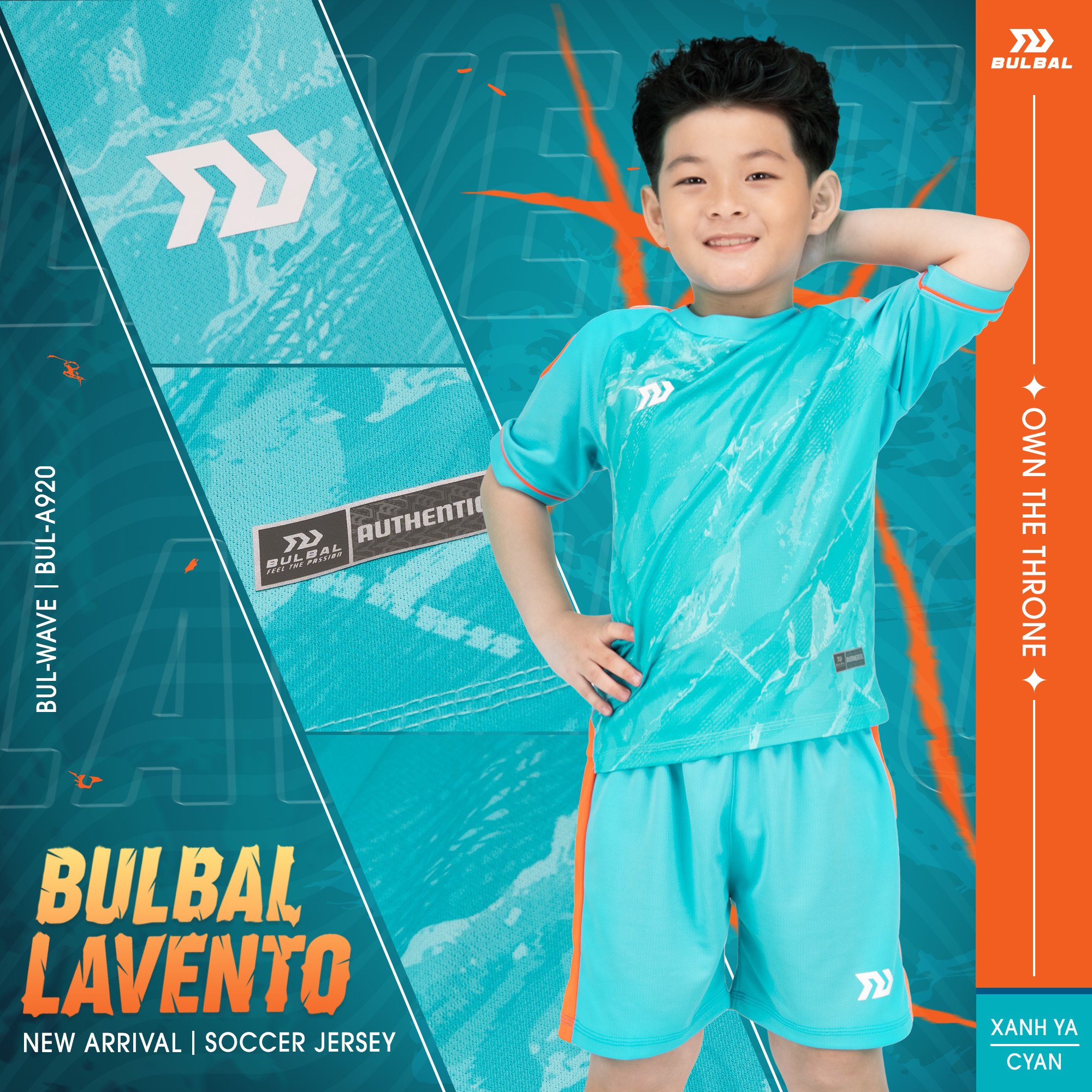 (Chơi Đá Bóng Cùng Bé) Bộ Quần Áo Thể Thao Bulbal Kid Lavento