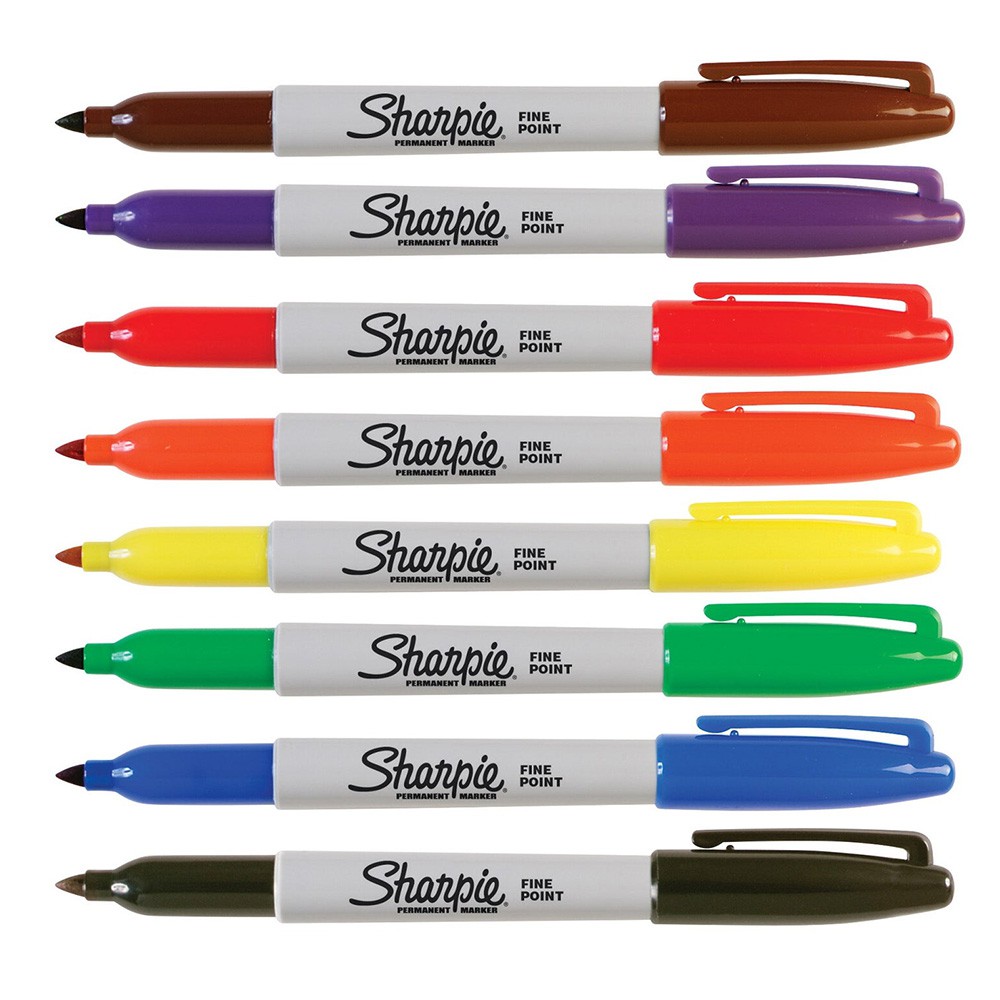 Bút lông dầu Sharpie Fine Point Black - Màu đen