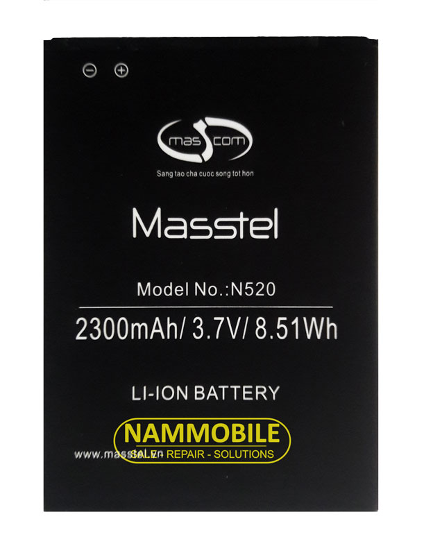 Free shipping masstel n520 2300mAh Zin battery