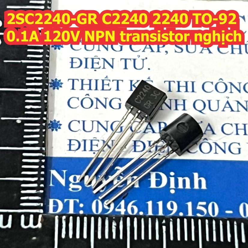 20 con 2sc2240-gr c2240 2240 0.1a 120v npn trans thuận to-92 kde4304