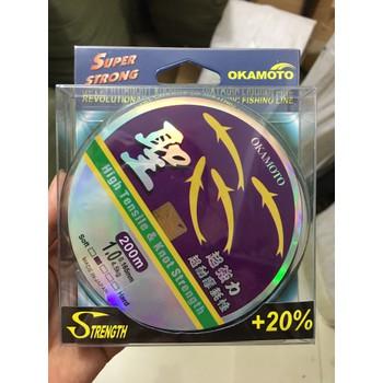 Cước câu cá okamoto cước 4 con cá cước thánh