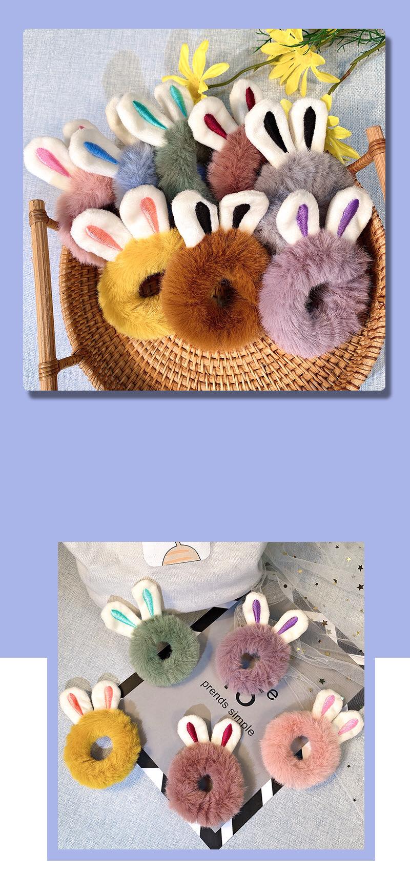 Dây buộc tóc tai thỏ Hàn Quốc cute