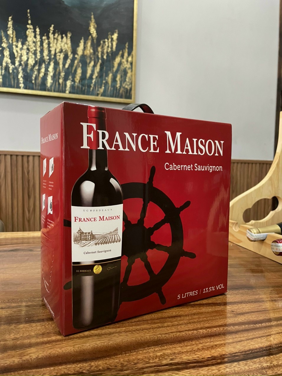 Vang bịch Pháp France Maison 5 lít nhập khẩu