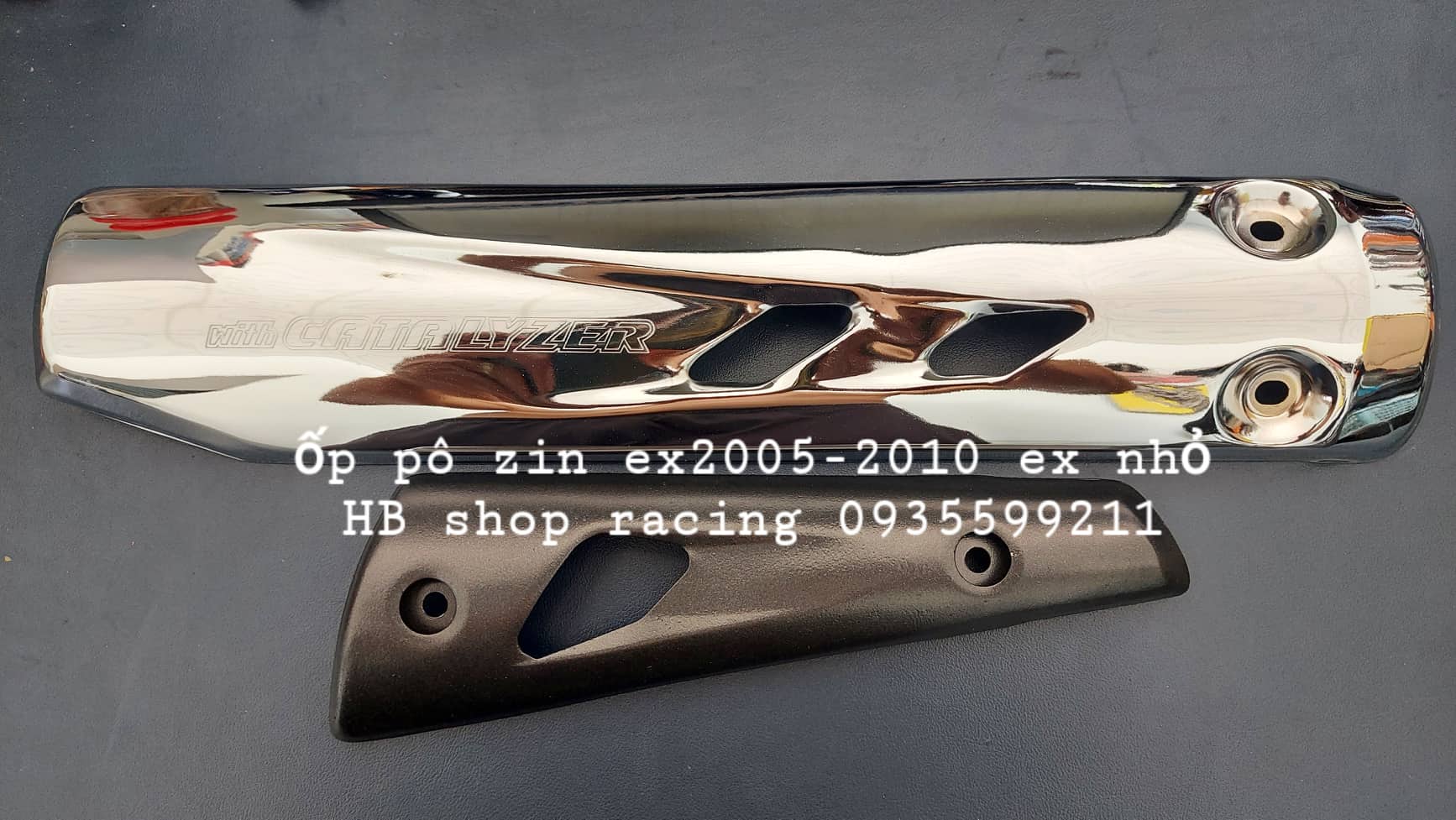 Ốp pô zin exciter 2005-2010 ex nhỏ full kim loại
