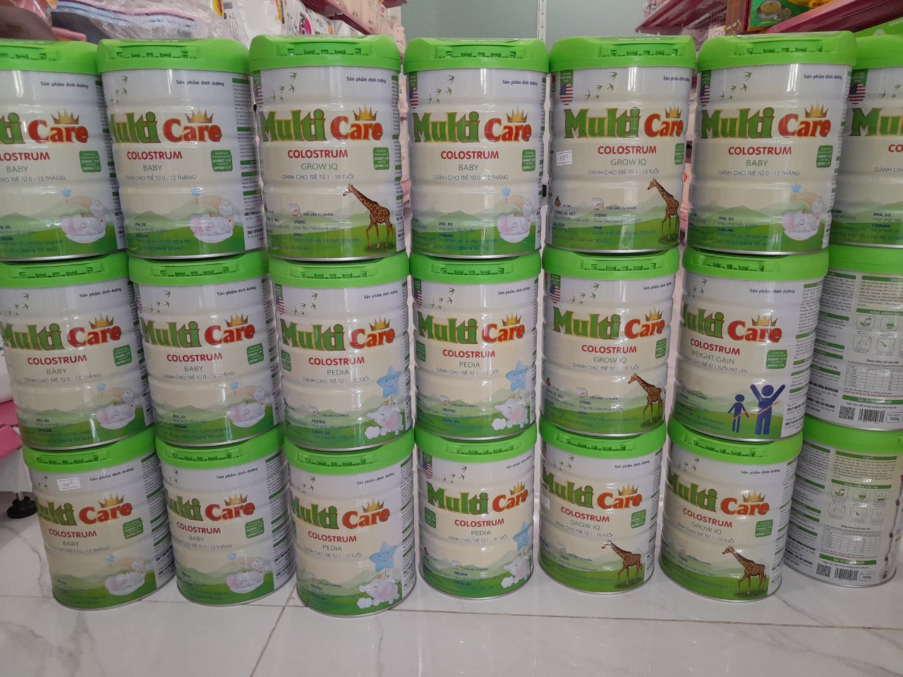 Sữa bột Multi care colostrum (0-12 tháng)