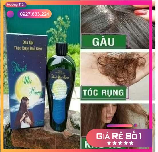 [dầu gội thảo dược chăm sóc tóc, sạch da đầu] Dầu gội thanh mộc hương 350ml