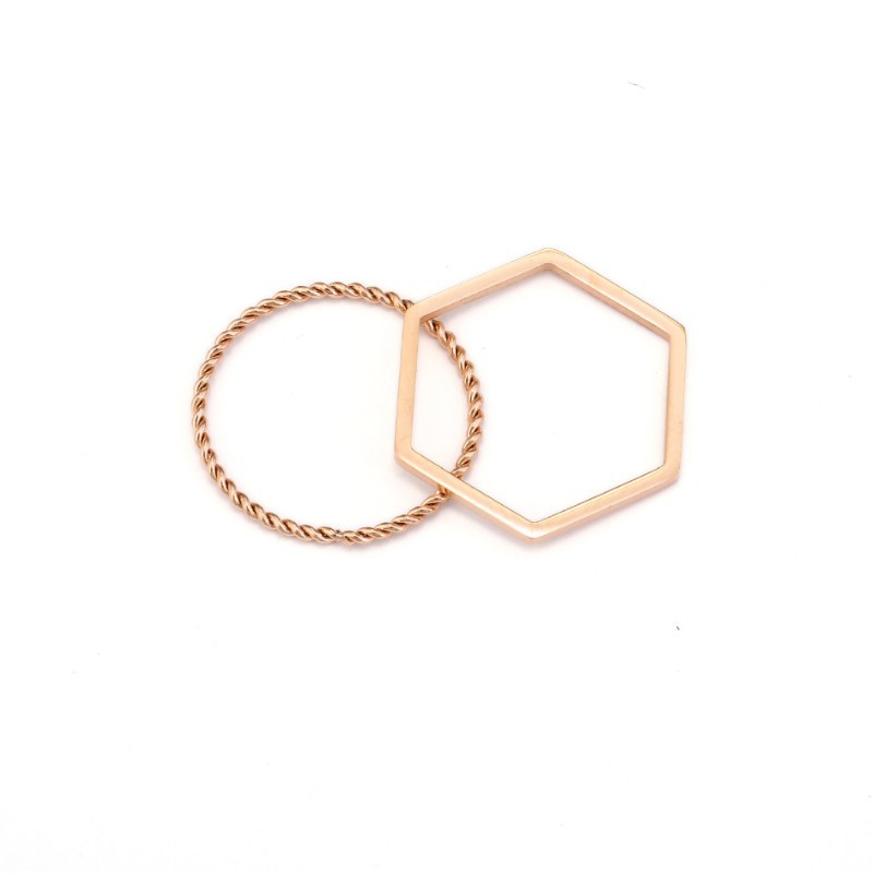 Bộ 2 Chiếc Nhẫn Titan Ko Đen TT 3066