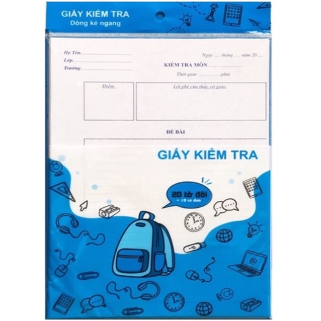 Giấy kiểm tra cấp 2