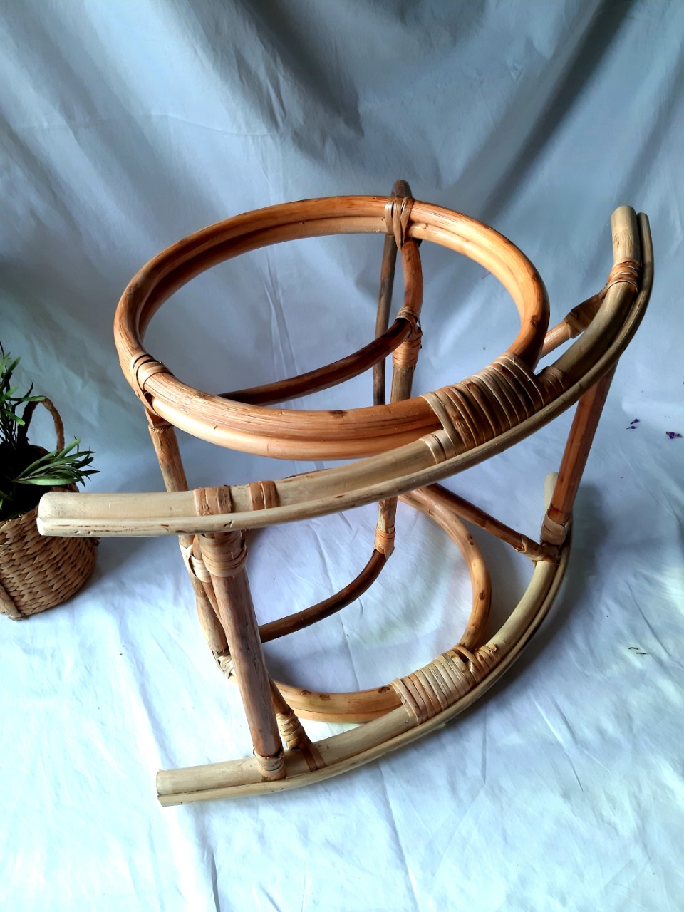 Khung ghế mây dùng đan ghế macrame
