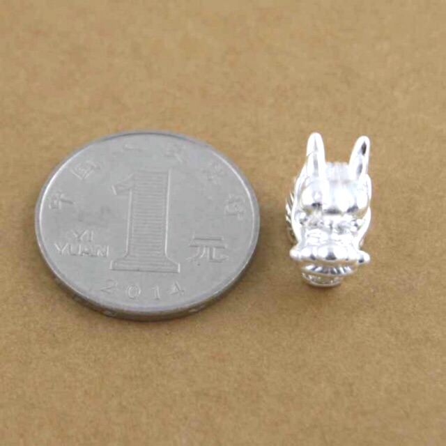 [S925] Charm bạc đầu rồng - MH081